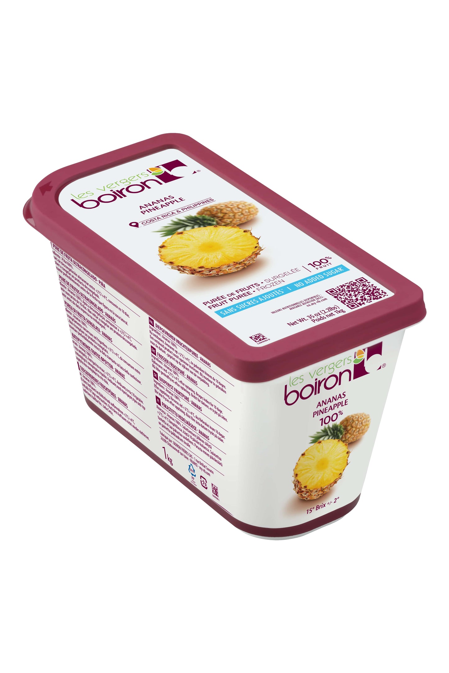 Frozen Puree - Pineapple 'Boiron'