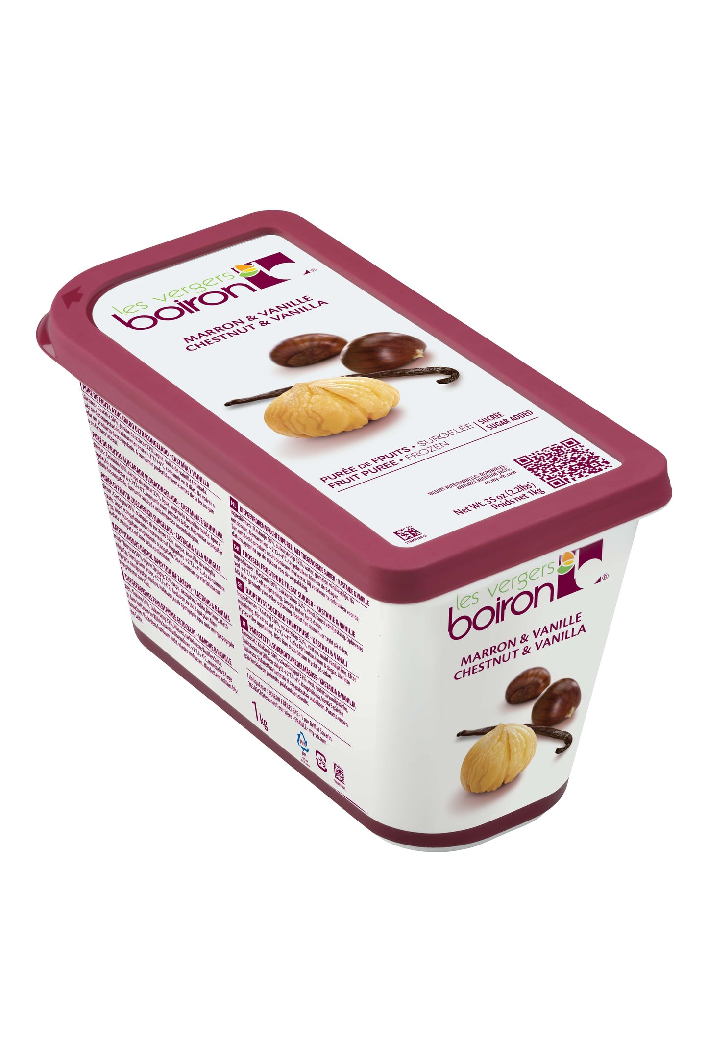 Frozen Puree - Chestnut & Vanilla 'Boiron'