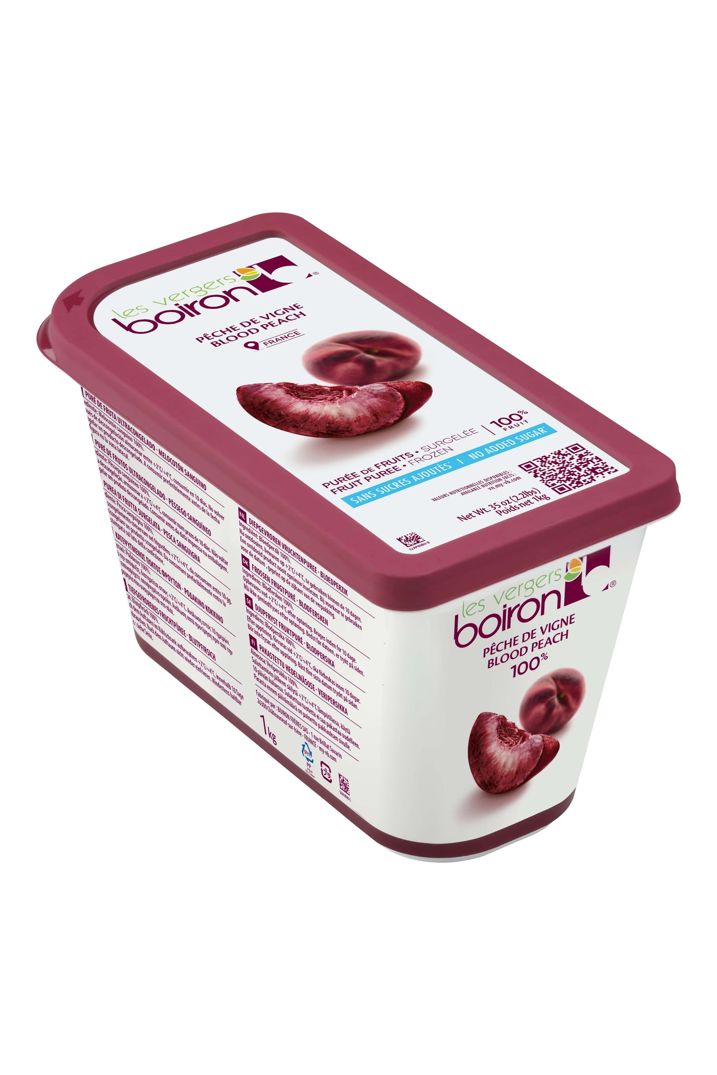 Blood Peach Puree 'Boiron'