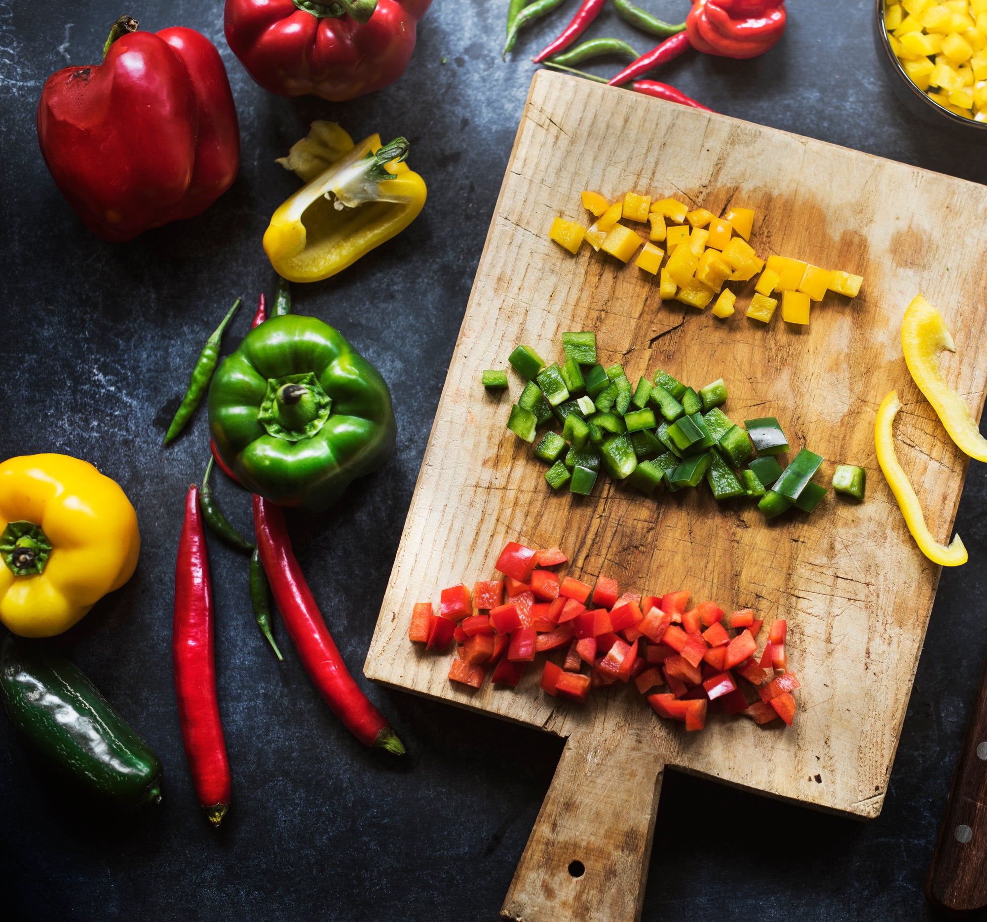 Frozen - Mixed Peppers Diced