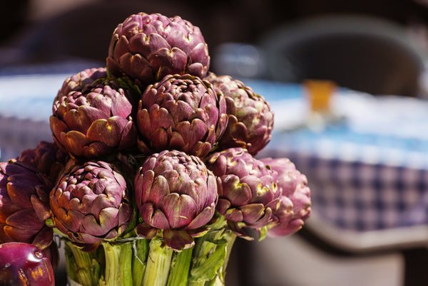 Artichokes bunched