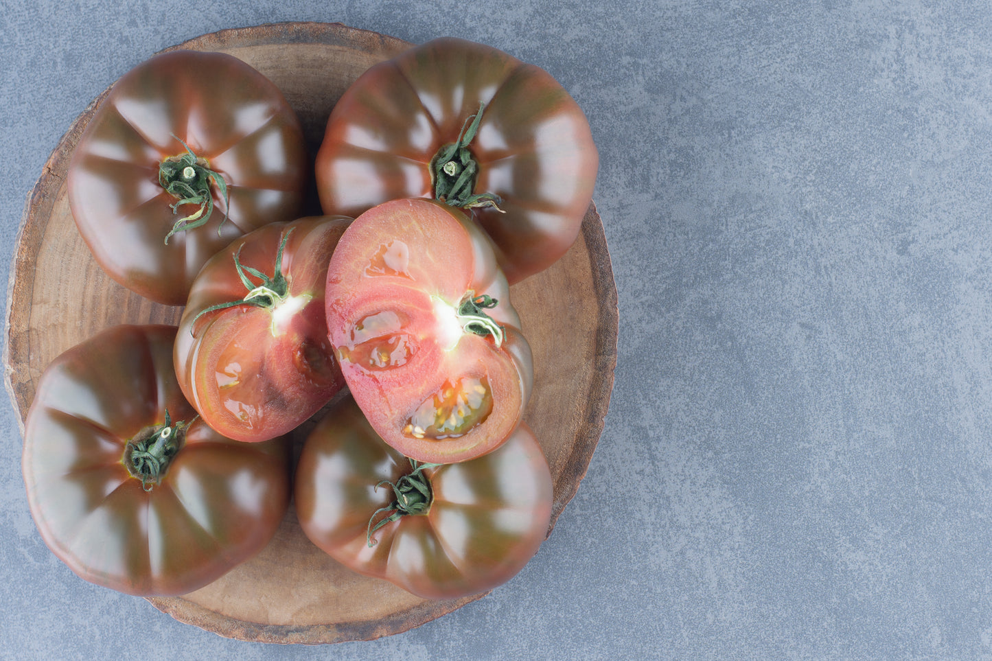 Tomatoes - Adora small green/red ribbed