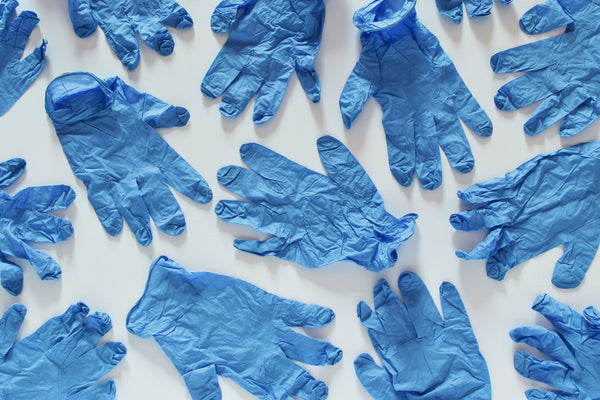 Gloves - Blue Large
