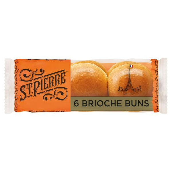 Brioche Bun St Pierre pack of 6