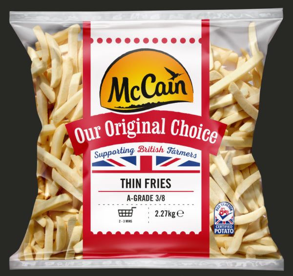 Frozen Chips - McCain 3/8 Straight Cut Chips