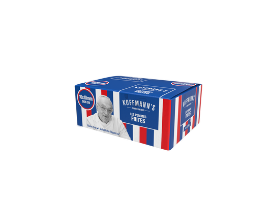 Frozen Chips - Koffmann's Les Pomme Frites Skin On 10x10mm Dark Blue Box