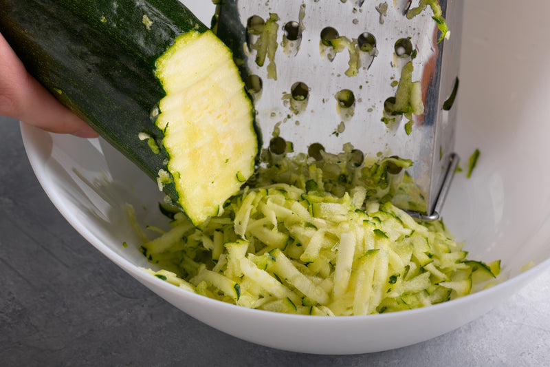 Courgettes - Grated