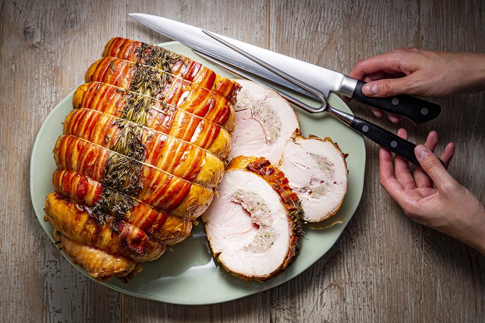 Rolled And Stuffed Turkey Breast
